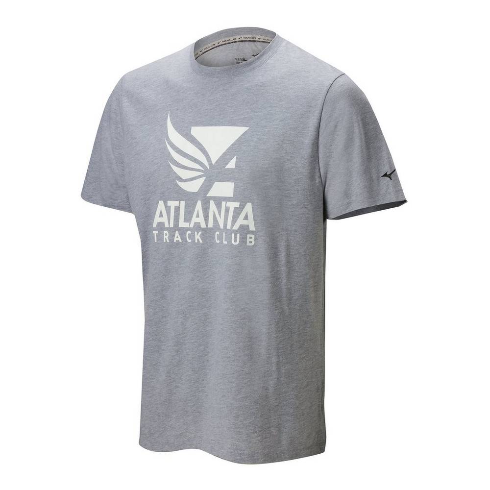 Panske Tričko Mizuno Atlanta Track Club Sport Siva Vypredaj SYFN01798